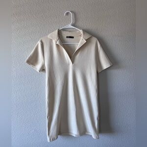 Zara Women’s Cream Polo Dress